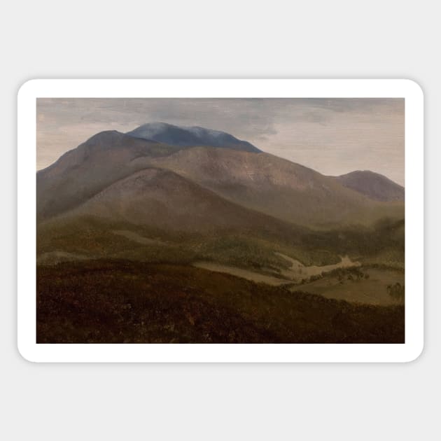 White Mountains, New Hampshire by Albert Bierstadt Sticker by Classic Art Stall